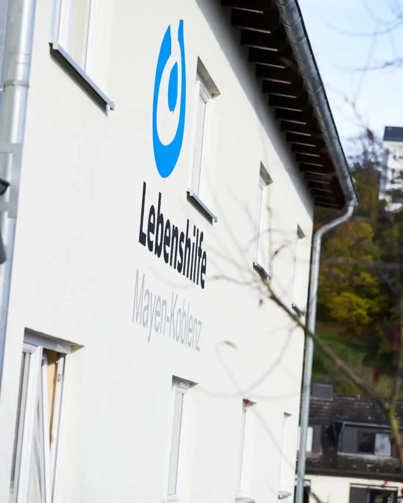 Seitenansicht des Gebäudes der Lebenshilfe